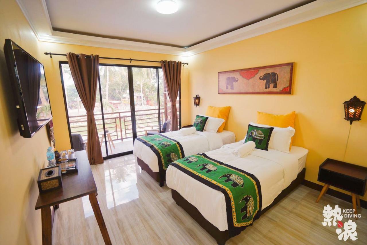 热浪潜水度假村 Keep Diving Resort Bohol Kültér fotó